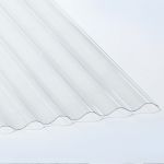 Iron Profile Clear Polycarbonate Corrugated Sheeting
