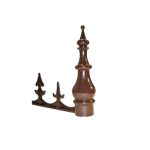 Aluminium cresting and finial
