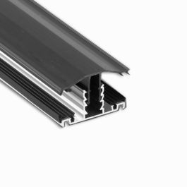 Anthracite Grey Rafter bar : PVC capped snap down rafter bar