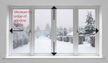 Measuring a single secondary glazing panel
