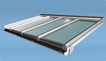 Glazed with 32mm or 35mm Polycarbonate Conservatory Roof Vent Bar to Bar 